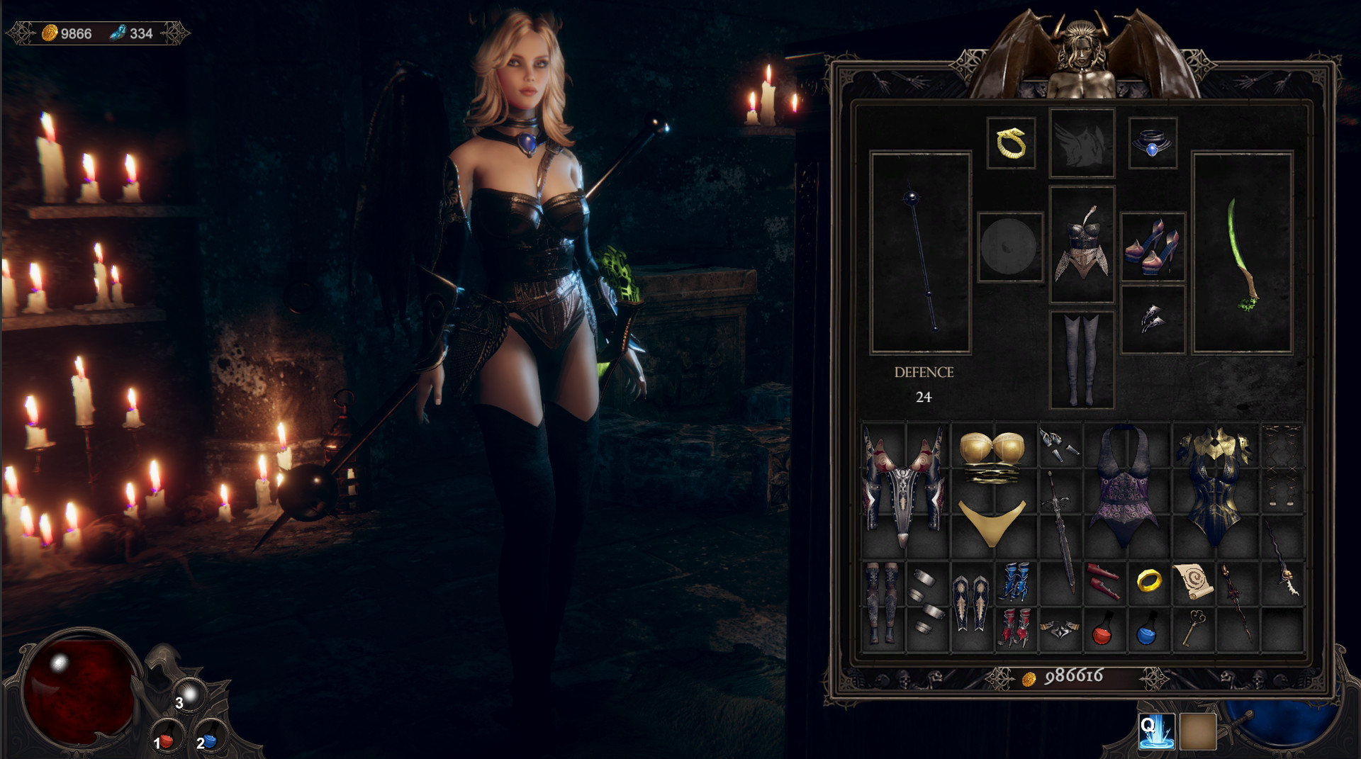 惩戒魅魔 高清重制版 定制女神 砍怪爆装（更新v0.981）